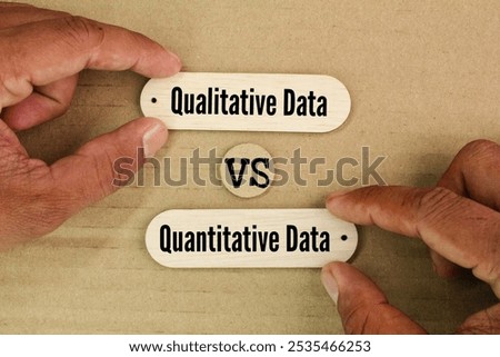 stick with the word Difference Between Qualitative vs Quantitative Data. data used in research, each with distinct characteristics and purposes