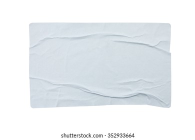 Stickers label isolated on white background
