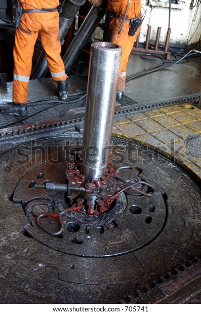 Stickup Rotary Table On Offshore Oil Stock Photo (Edit Now) 705741