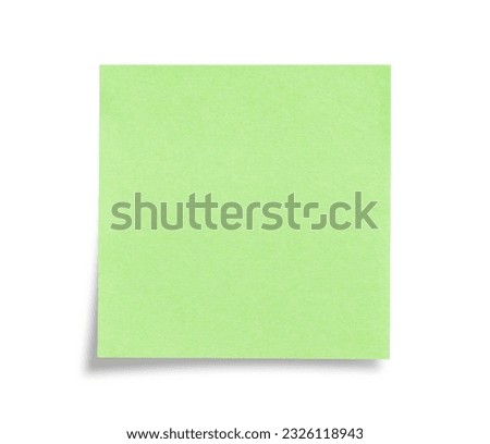 Sticky Note isolated on white background