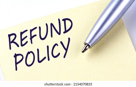 Refund policy Images, Stock Photos & Vectors | Shutterstock