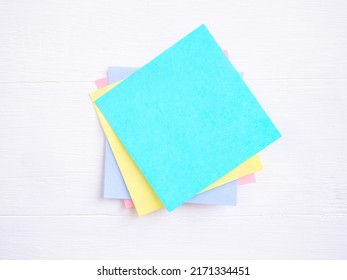 Sticky Note Postit Stack On White Stock Photo 2171334451 | Shutterstock