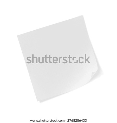 Sticky note reminder. Post  note paper. Yellow sheets for notes isolated  on background.