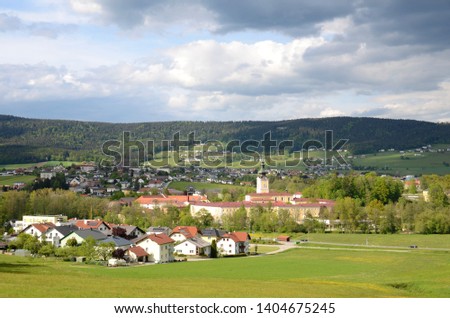 Aigen-Schlägl with Stift Schlägl in Upper Austria