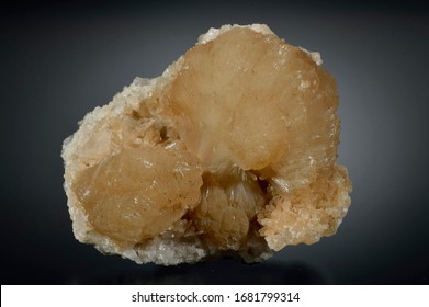 Stilbite, McDowell's Quarry, Upper Montclair, Essex County, New Jersey