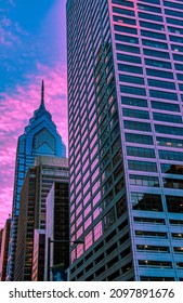 A Still Image Of A Colorful Cityscape.