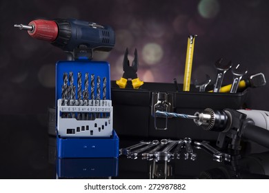 Still life with constructor tools