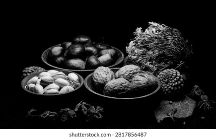 Still life is a genre that includes everything that does not have a narrative, does not depict human deeds and events, but instead represents the inanimate world of things such as fruit or food