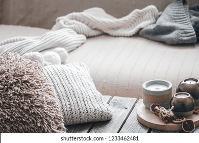 Still Life Home Interior On Wooden Stock Photo 1233462481 | Shutterstock