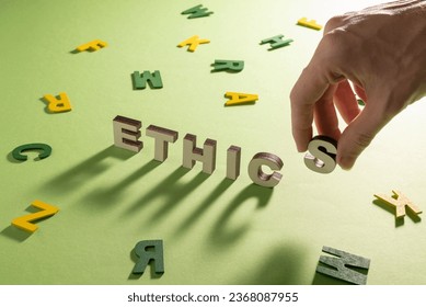 still life illustrating ethics concept
guidance work professional honesty fair trust motivation rule person corporate ethic