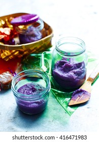 Still Life With Jars Of Filipino Ube Halaya (pasalubong)