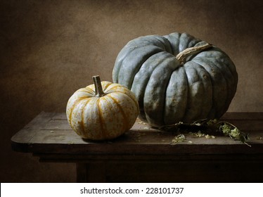 Still Life With Two Pumkins