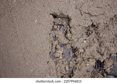 Still Wet Cement Floor Background