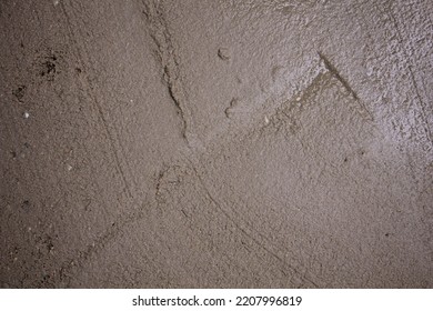 Still Wet Cement Floor Background