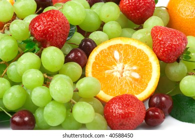 Still-life of fresh fruit - Shutterstock ID 40588450