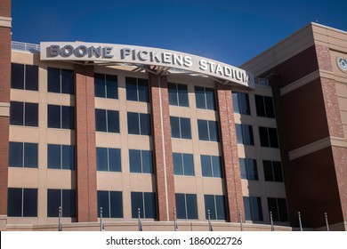 Stillwater, OK - November 10, 2020: OSU Oklahoma State University Cowboys Boone Pickens Football Stadium