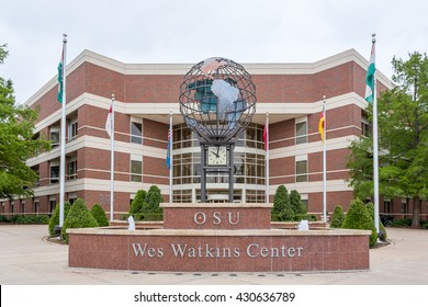 STILLWATER, OK/USA - MAY 20, 2016: Wes Watkins Center On The Campus Of Oklahoma State University.