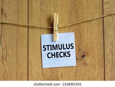 Stimulus Checks Symbol White Paper Words Stock Photo 2168301541 ...