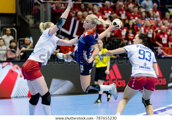 Stine Oftedal Jump Score Norway During Stock Photo Edit Now
