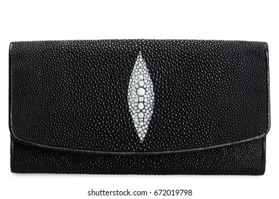 Stingray Black Leather Clutch Stock Photo 672019798 | Shutterstock