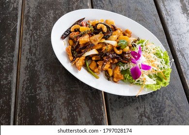 Stir fried chicken with cashew nuts - Shutterstock ID 1797028174