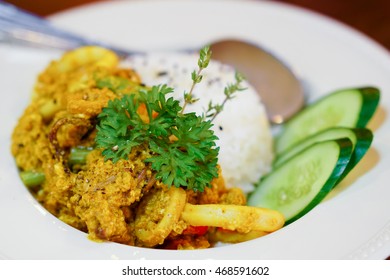 Stir Fried Cuttlefish with Indian Curry