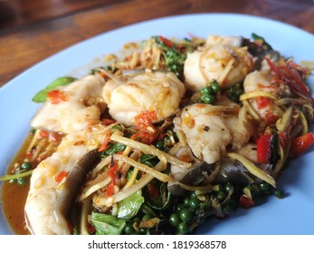 Stir Fried Spicy Cat Fish ,Thai Food