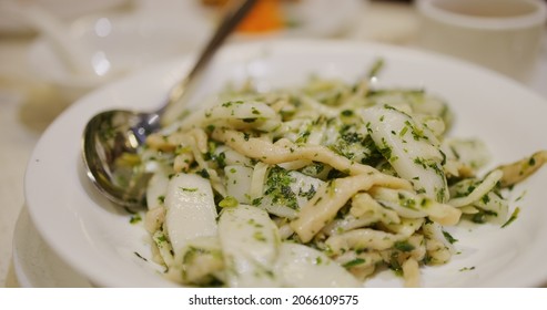 Stir Fried Vegetable With Sticky Rice Cake