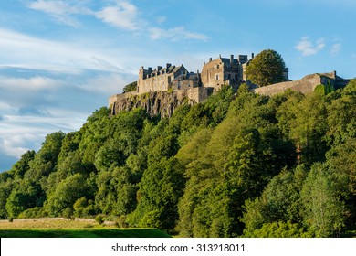 Stirling Castle from the West in late afternoon autumn sunshine.