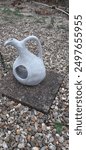 stirrup jar made from crank clay inspired by henry moore 