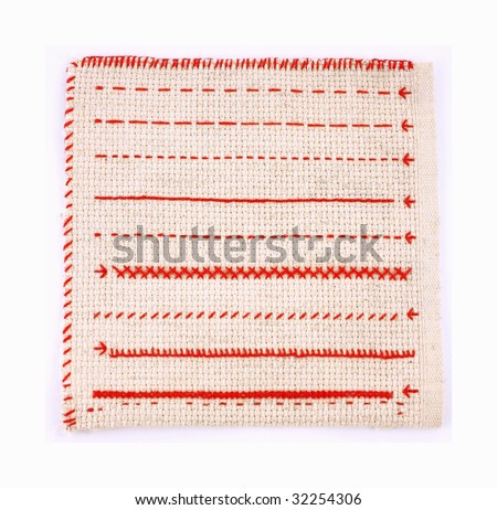 Stitch sampler