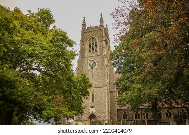 
St.Marys Church With Trees ,Chatham,Kent  