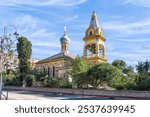 St.Michael the Archangel Russian Orthodox Church in Cannes France, built in the late 19th century.