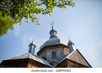 St.Nicholas Greek Catholic Church Wooden Church In Hoszow.