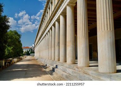 Stoa Of Attalos In Athens, Greece