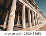 Stoa of Attalos: Majestic Hellenistic Architecture in the Agora of Athens, Housing the Museum of the Ancient Agora Under the Acropolis