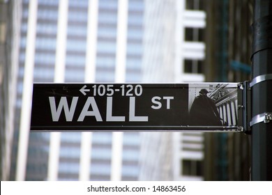 Stock Exchange In New YOrk, Wallstreet, USA