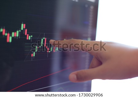 The Stock Exchange, Streaming Trade Screen, The stock screen Show the stock price rise.