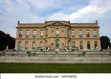 Stock Image Of Elms Mansion In Newport, Rhode Island 