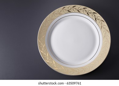 Stock Image Of Empty Dinner Plate Design