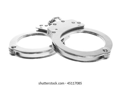 Similar Images, Stock Photos & Vectors of Handcuff on white background