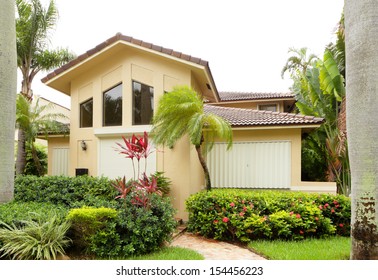 Stock Image Of A South Florida Single Family House