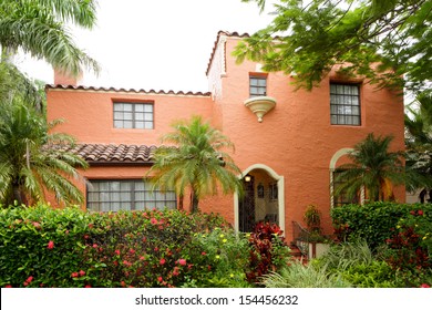 Stock Image Of A South Florida Single Family House