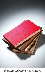 stock image of the stack of book