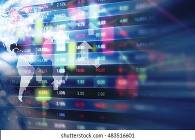 Stock Market Background Design Stock Photo 483516601 | Shutterstock