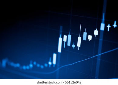 Stock Market Chart. Business Graph Background. Financial Background Stock Market Graph