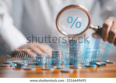 Stock market chart shows steady financial growth, reflecting profitable investments and strong business performance in finance sector. stock, finance, growth, business, chart, financial, graph, money