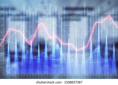 Stock Market Chart Trading Desk Bank Stock Photo 1508837387 | Shutterstock