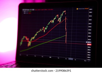 Stock Market Crash. World Economic Crisis. 