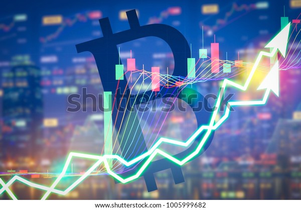 Stock Market Digital Graph Chart On Stock Photo 1005999682 | Shutterstock